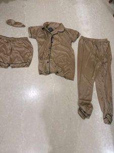 4 Piece Night Suit