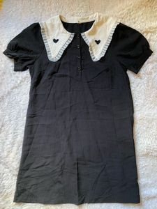 Korean Cute Black Dress