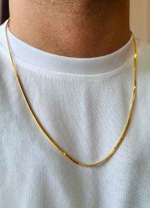 Snake Chain Necklace 18k Gold Plated
