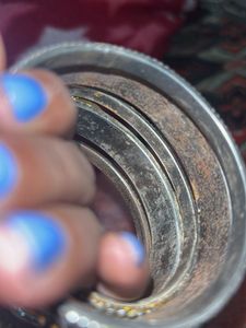 Elegant Gold &amp; Silver Bangle Set