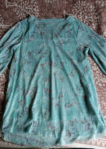 AND Sea Coloured Top - Size 12