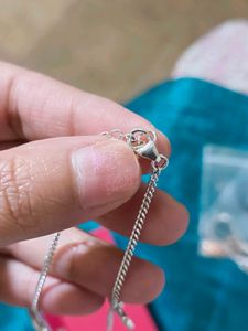 GIVA Heart Charm Anklet