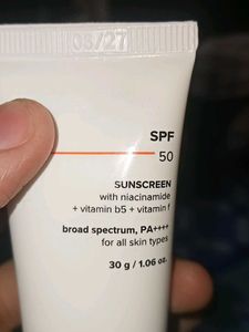 Minimalist SPF 50 Sunscreen