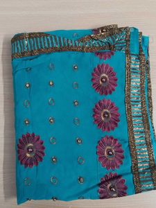 New Saree With Blouse