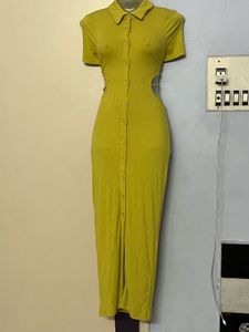 SHEIN BRANDED YELLOW Maxi Dress