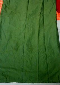 Green Embroidered Kurti Top