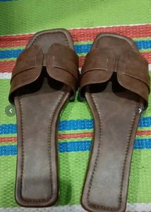 Brown Flat Sandals