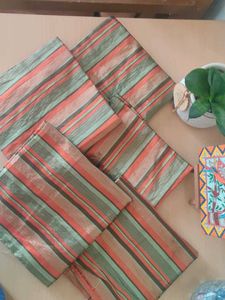Striped Pillow Covers (Set of 5) In silk