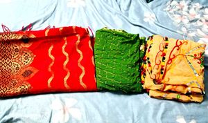 Colorful Dupatta Set Of 3