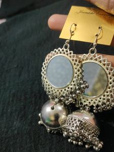 Black Metal Earrings