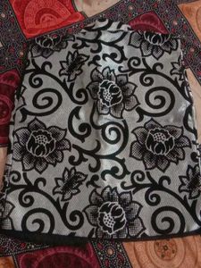 Elegant Silver And Black Baby Boy Dress