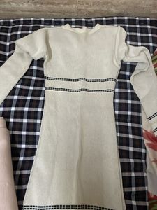 Elegant Knit Mini Dress