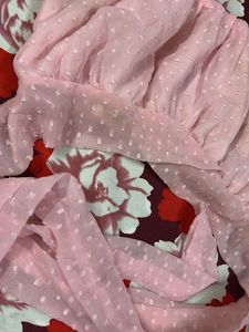 Pink Polka Dot Top