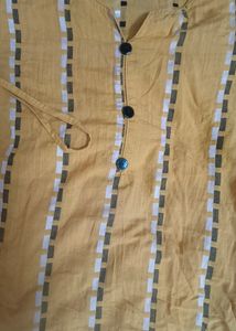 Khadi Cotton Kurti With Pant