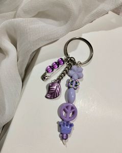 Aesthetic Purple Keychain 💜