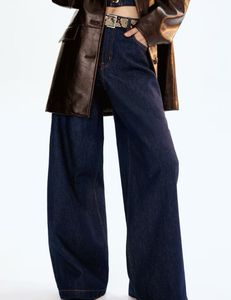 Wide Leg Denim Jeans