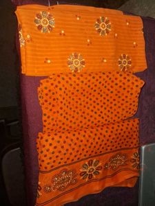 🧡Orange 3 Set Suit Salwar Duppatta Combo