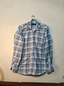 Blue Plaid Shirt