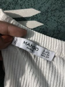 Mango Basics Ribbed Top