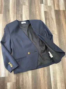 Navy Blazer with Gold Buttons