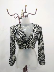 Shein Waist Tie Crop Top