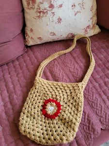 Handmade Crochet Shoulder Bag