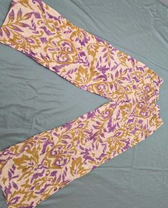 Patterned Colorful Metallic Trouser