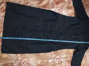 Plain Long Black Kurta for Women