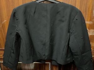 Black Cropped Jacket