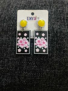 Cute Floral Drop Earrings