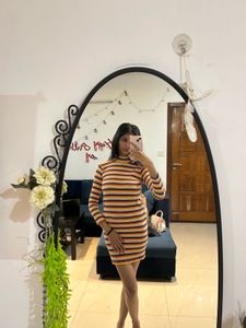 Striped Short Dress