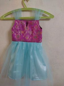 New Stitched party baby frock