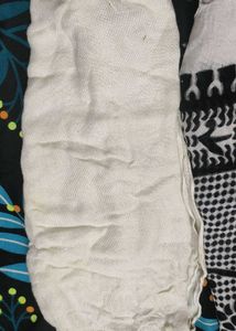 Black And White Stole (Set of 5) Scarf