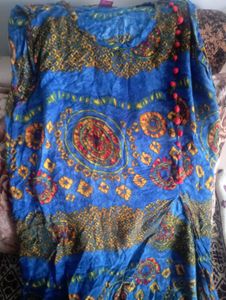 Anarkali Kurti With Shrug For Sale