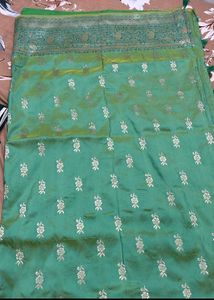 Green Banarasi Saree