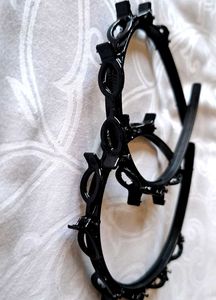 Double Layer Twister Plait Black Hairband