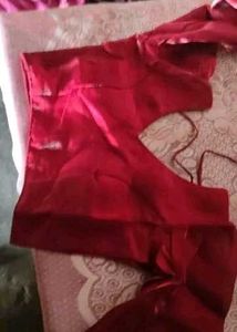 Red Padded Blouse