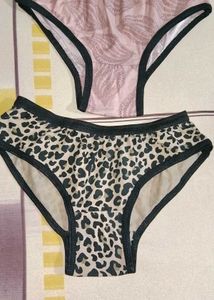 Womens Briefs-Pink &amp; Leopard 🩷🦋