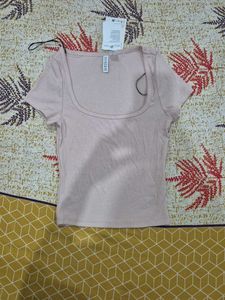 H&m Pico Trimmed Top