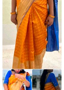 Elegant Orange Saree