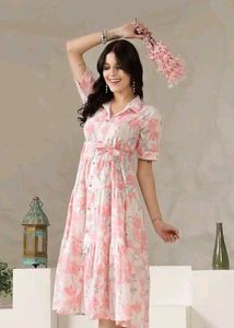 Floral Print Midi Dress