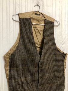Tan Colour Wool Waistcoat