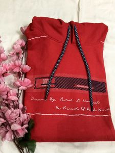 Red Graphic Hoodie
