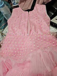 Pink Colour Baby Frock