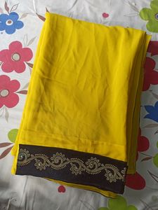 FANCY PARTY WEAR YELLOW & BLACK