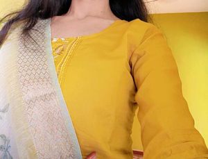 Elegant Mustard Salwar Kameez