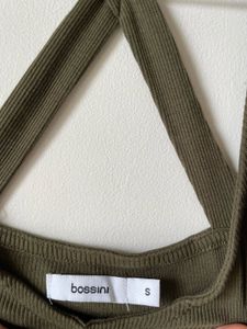 Olive Green Mini Dress