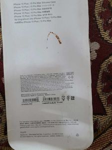 IPhone 15 Pro Maz Silicon Cover