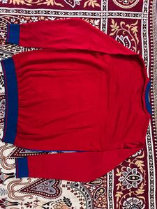 PETER ENGLAND Men Colorblock Round Neck Blue