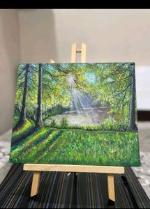 Sunset In Forest